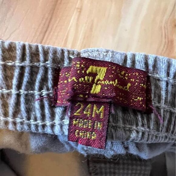 Baby Boy • For All Mankind • Pants• Beige • Sz 24m - Picture 3 of 5